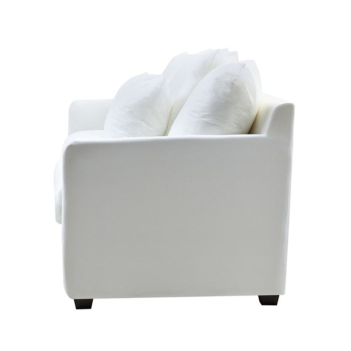 Noosa Hamptons 1.5 Seat Sofa Bed Base & Cushion Inserts Natural - OWFL0226-1.5-SBED