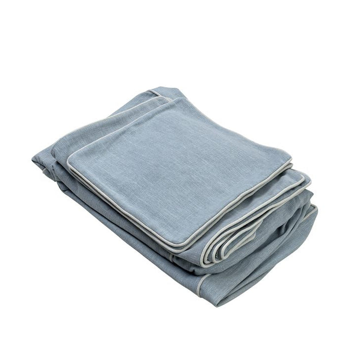 Byron Hamptons 3 Sofa Seat Slip Cover Blue - OWFL0301B-3C