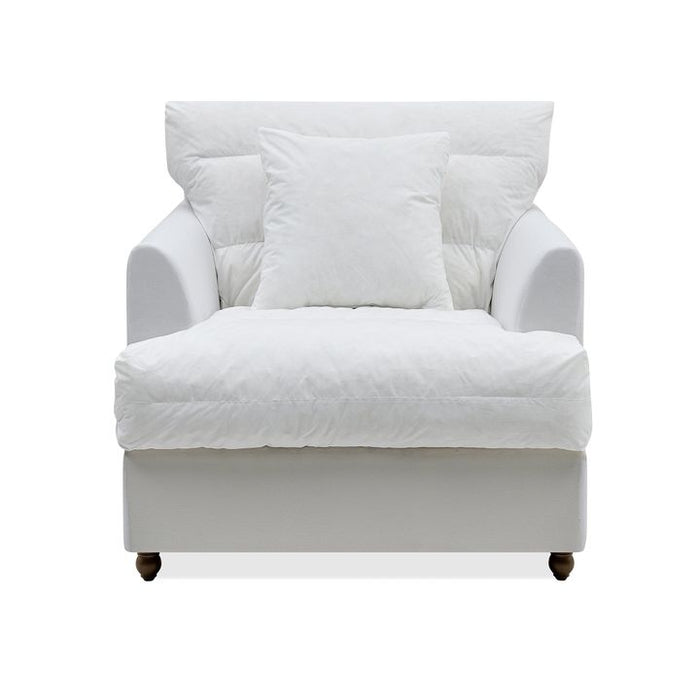 Byron Armchair Naked Base White - OWFL0301BASE1