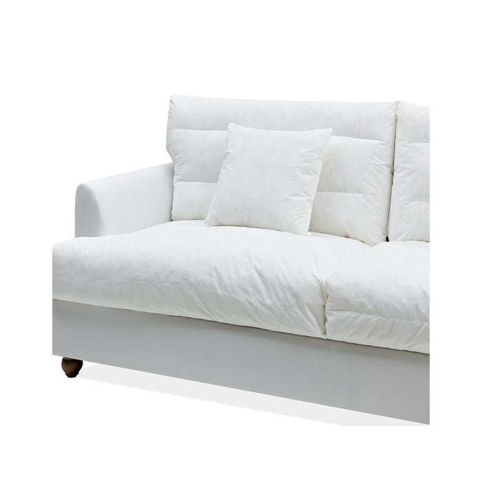 Byron 3 Seat Naked Sofa Base & Cushion Inserts White - OWFL0301BASE3