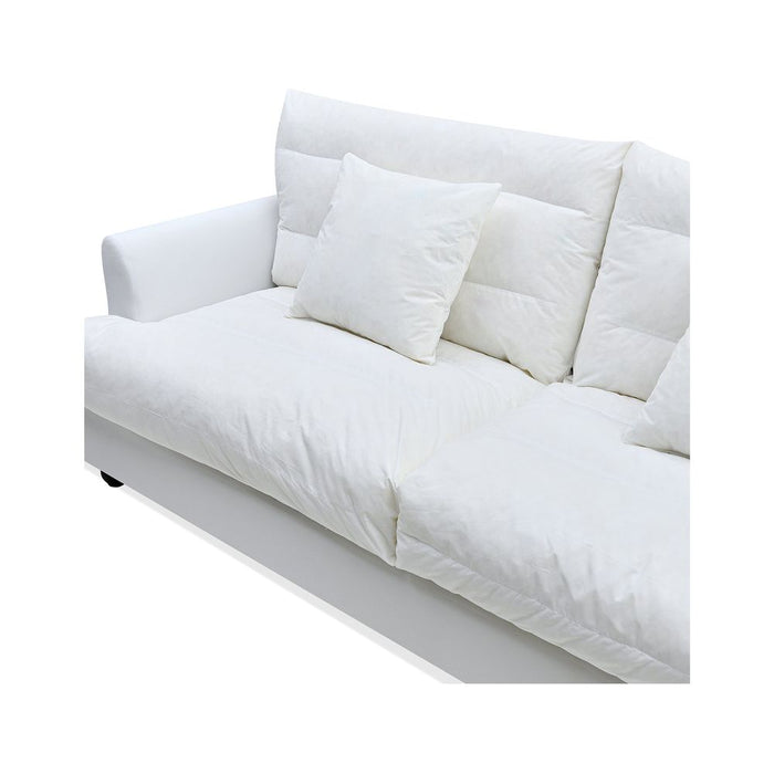 Byron 3 Seat Naked Sofa Base & Cushion Inserts White - OWFL0301BASE3