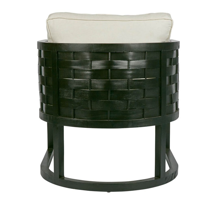 Weave Mindi Wood Occasional Chair Black - FUR0080BLK