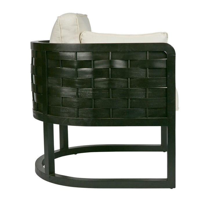 Weave Mindi Wood Occasional Chair Black - FUR0080BLK