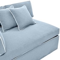 Marbella Modular Sofa Seat Slip Cover Blue - OWFL0400BE-CA