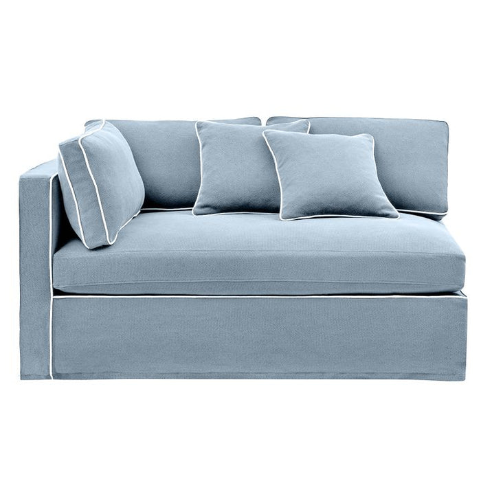 Marbella Modular Sofa Seat Slip Cover Blue - OWFL0400BE-CA