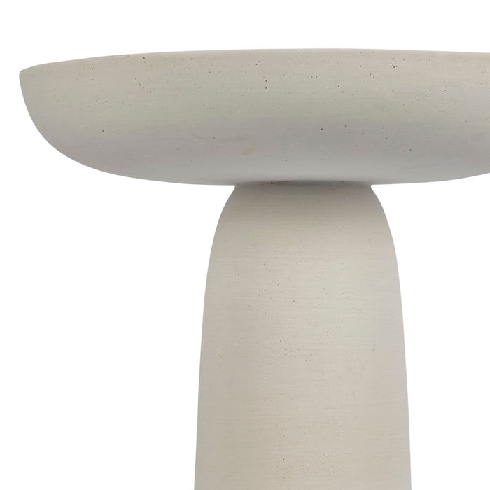 Pablo Outdoor Side Table Round Chalk Light Grey - MRDFUR0088