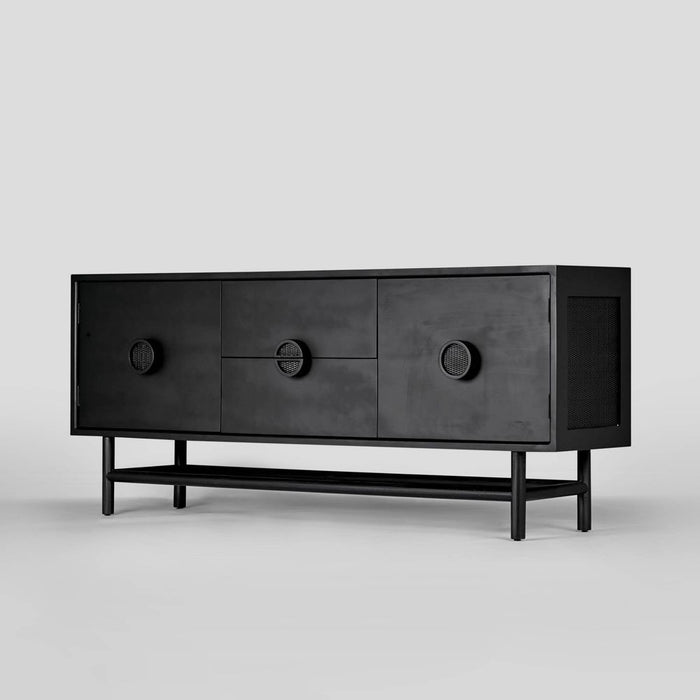 Rondo Sungkai Wood Sideboard Black - MRDFUR0062