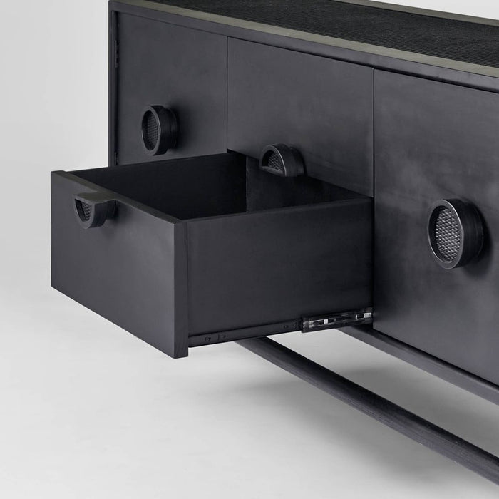 Rondo Sungkai Wood Sideboard Black - MRDFUR0062