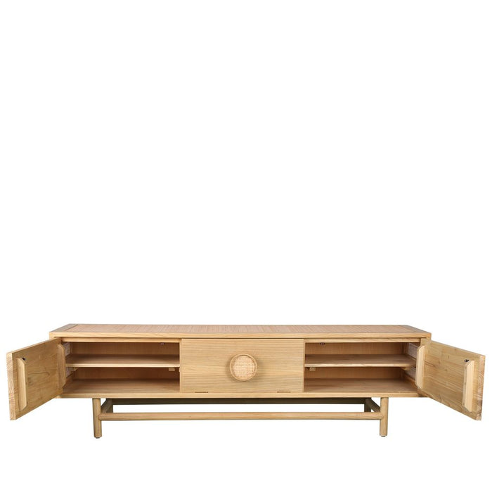 Rondo Sungkai Wood Entertainment Unit Natural - MRDFUR0063
