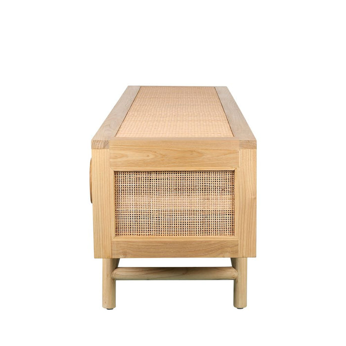 Rondo Sungkai Wood Entertainment Unit Natural - MRDFUR0063