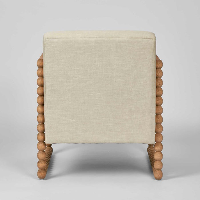 Bobbin Oak Chair Linen Natural - FUR0162