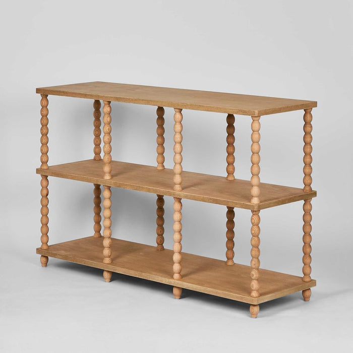 Bobbin Oak Wood Console Table Natural - FUR0164
