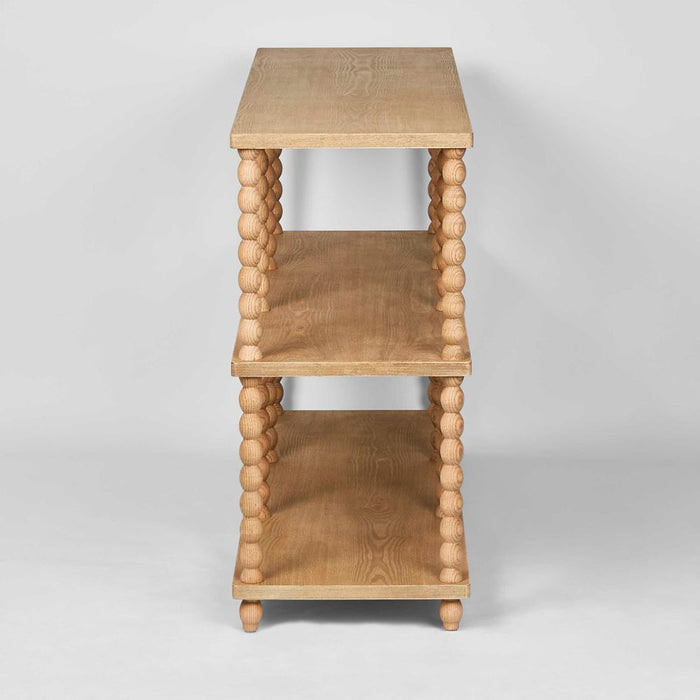 Bobbin Oak Wood Console Table Natural - FUR0164
