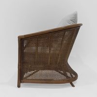 Cayman Armchair Cream Cushion Natural - OWEJ0005C
