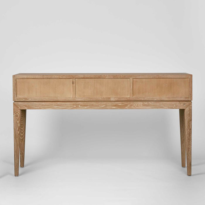 Columbus Oak 6 Drawer Console Hall Table Natural - FUR0126