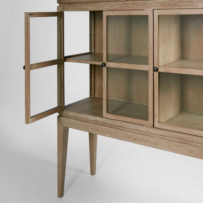 Columbus Oak 6 Door Storage Cabinet Natural - FUR0127