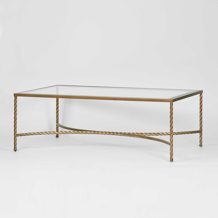 Palais Rectangular Coffee & Side Table Gold - FUR0128