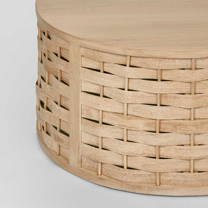 Weave Coffee & Side Table Natural - FUR0136