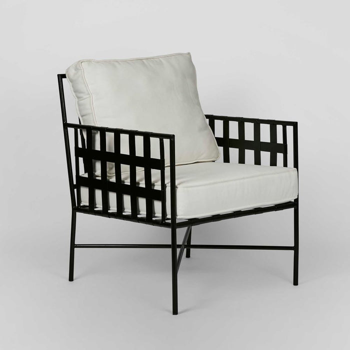Sheffield Outdoor Lounge Chair Black - FUR0141