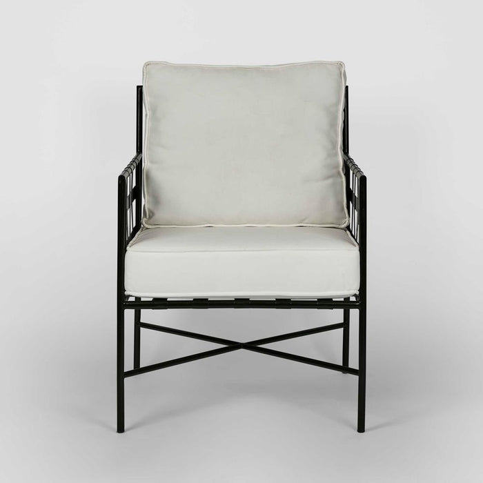 Sheffield Outdoor Lounge Chair Black - FUR0141