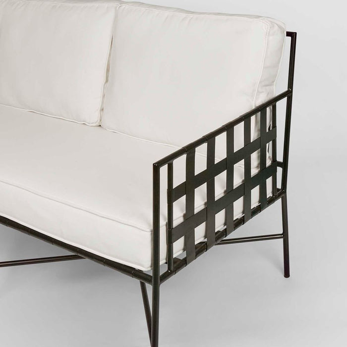 Sheffield Iron Outdoor Lounge Black - FUR0142