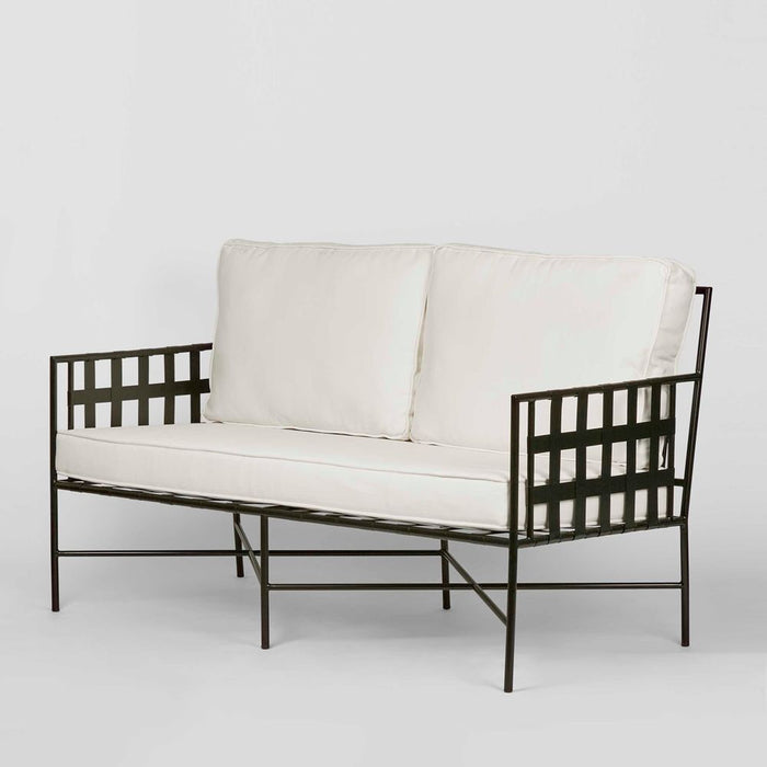 Sheffield Iron Outdoor Lounge Black - FUR0142