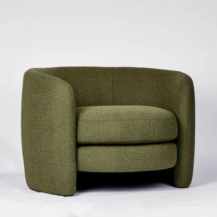 Cora Chair Olive Boucle Green - MRDFUR0104
