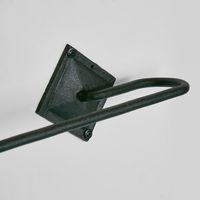 Towel Holder Black Long Silver - DA0255