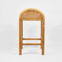 Caden Rattan Bar Stool Natural - MRDFUR0095