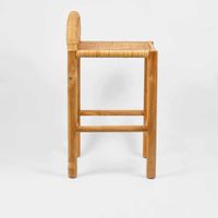 Caden Rattan Bar Stool Natural - MRDFUR0095