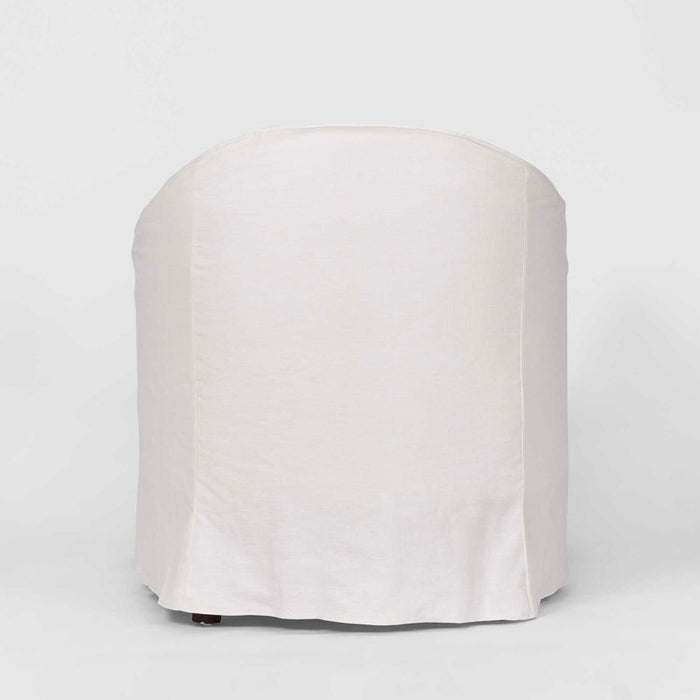 Ville Armchair With Slip Cover White - KITFUR0157