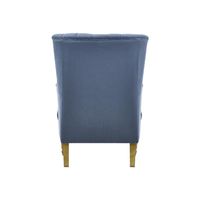 Bayside Hamptons Buttoned Armchair Navy - OWFL0236NV
