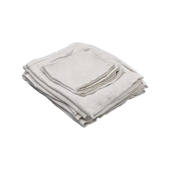 Clovelly Hamptons 4 Sofa Seat Slip Cover Ivory - OWFL0303IV-4C