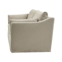 Clovelly Hamptons 4 Sofa Seat Slip Cover Natural - OWFL0303N-4C