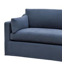 Clovelly Hamptons 4 Sofa Seat Slip Cover Navy - OWFL0303NV-4C