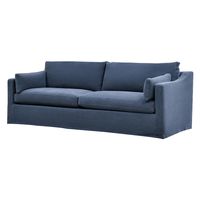 Clovelly Hamptons 4 Sofa Seat Slip Cover Navy - OWFL0303NV-4C