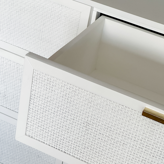 Santorini Hamptons 6 Drawer White - OWUT0020W
