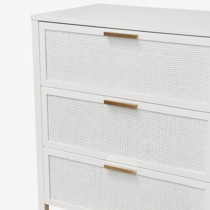 Santorini Hamptons 6 Drawer White - OWUT0020W