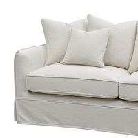 Noosa Hamptons 2.5 Sofa Seat Slip Cover Ivory - OWFL0226IV-2.5C