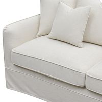 Noosa Hamptons 2.5 Sofa Seat Slip Cover Ivory - OWFL0226IV-2.5C