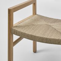 Loren Dining Chair with Arms Natural - MRDFUR0113