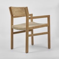Loren Dining Chair with Arms Natural - MRDFUR0113