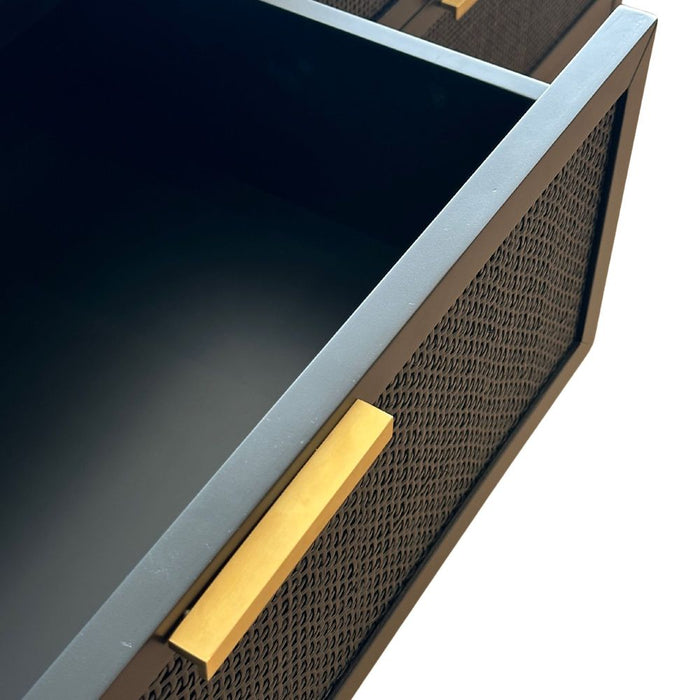 Santorini Dresser 6 Drawer Black - OWUT0020B