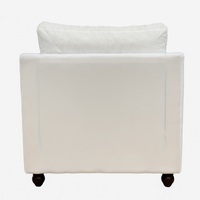 Clovelly Hamptons Armchair Naked Base White - OWFL0303BASE1