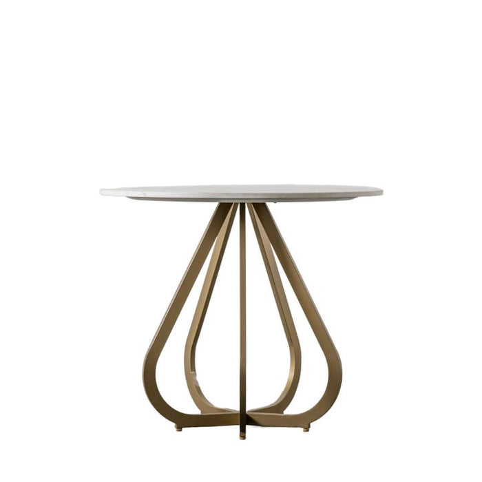 Moorgate Iron Dining Table Gold - GDFUR0182G