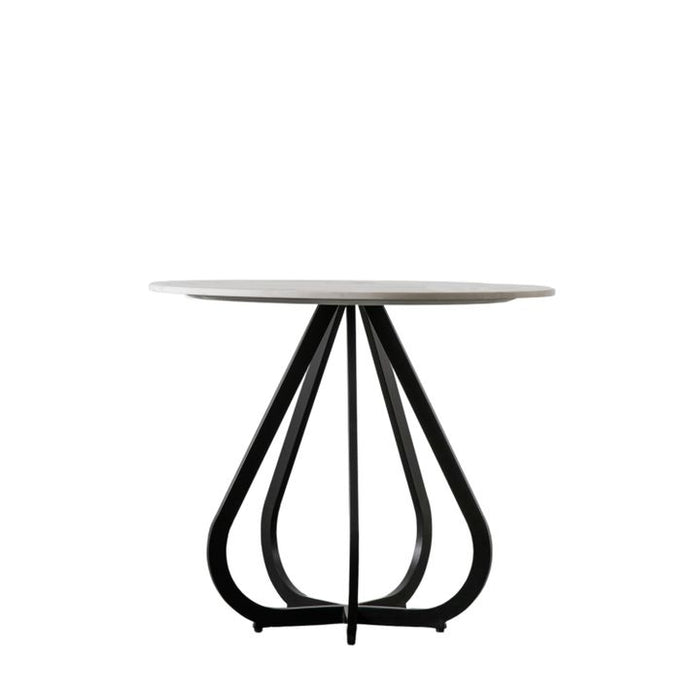 Moorgate Iron Dining Table Black - GDFUR0182BL