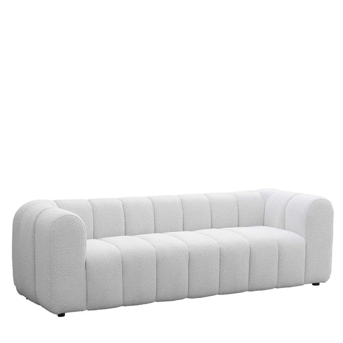 Clarence 2.5-Seater Sofa White - MRDFUR0099