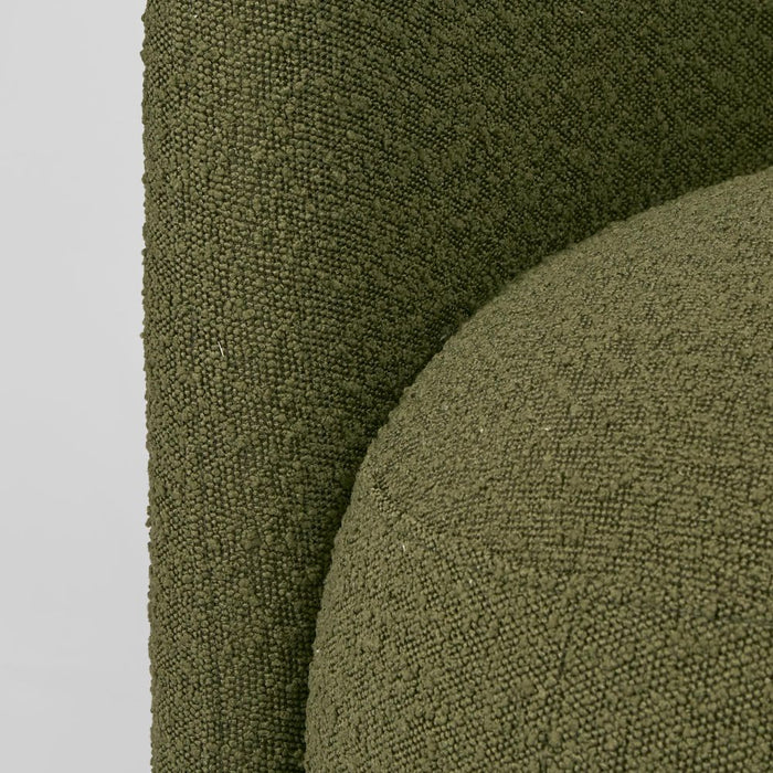 Plume Chair Olive Boucle Green - MRDFUR0106