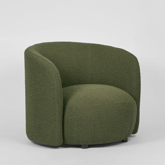 Plume Chair Olive Boucle Green - MRDFUR0106