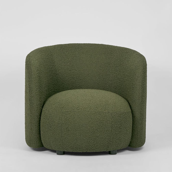 Plume Chair Olive Boucle Green - MRDFUR0106